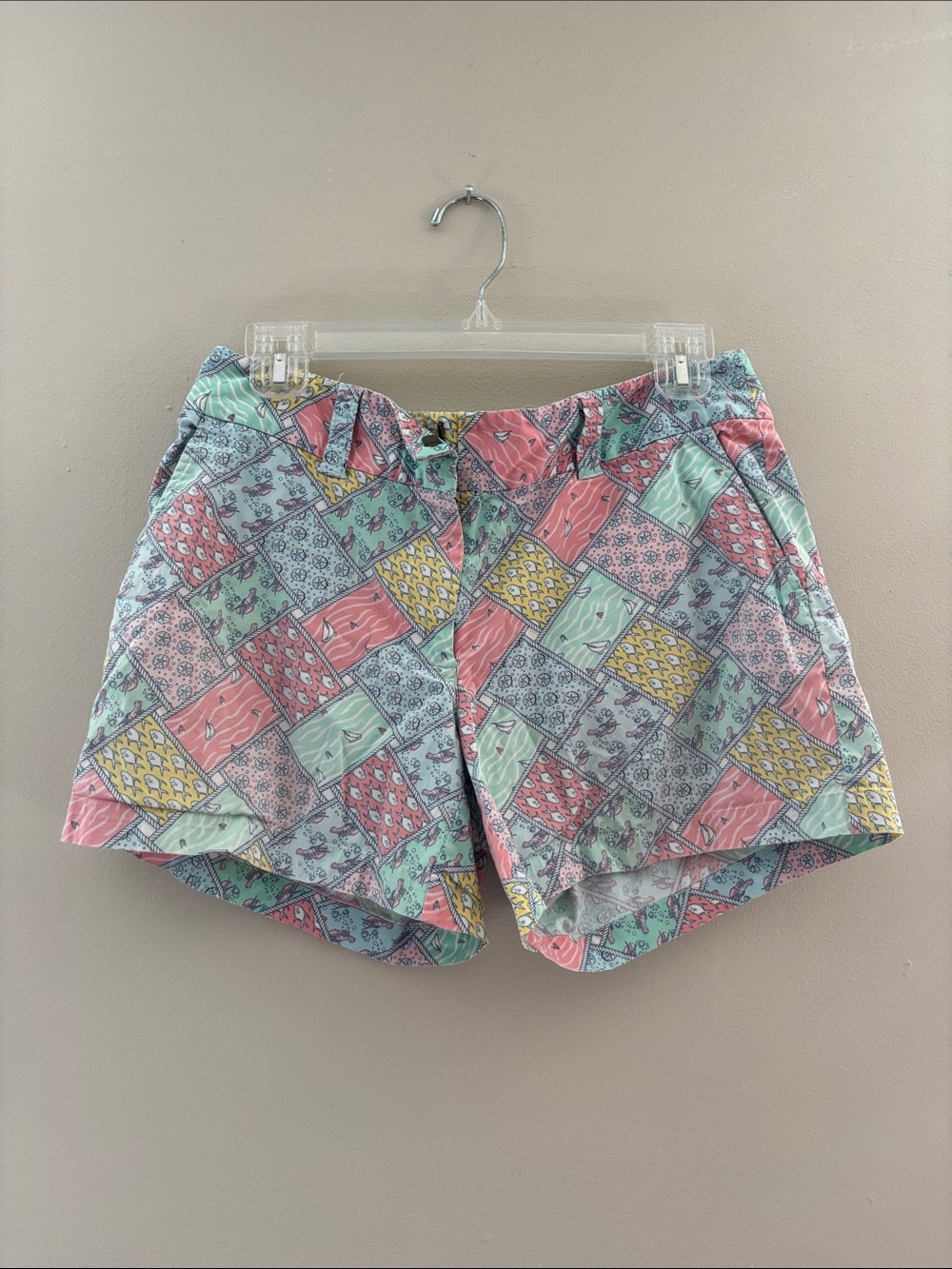 Vineyard Vines Patchwork Print Shorts - Picture 1 of 3